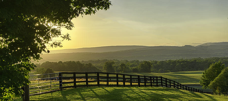 Sunset in the Country Photograph by Eleanor Bortnick