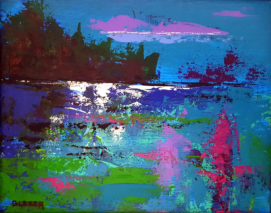 Sunset in The Keys Painting by Stuart Glazer