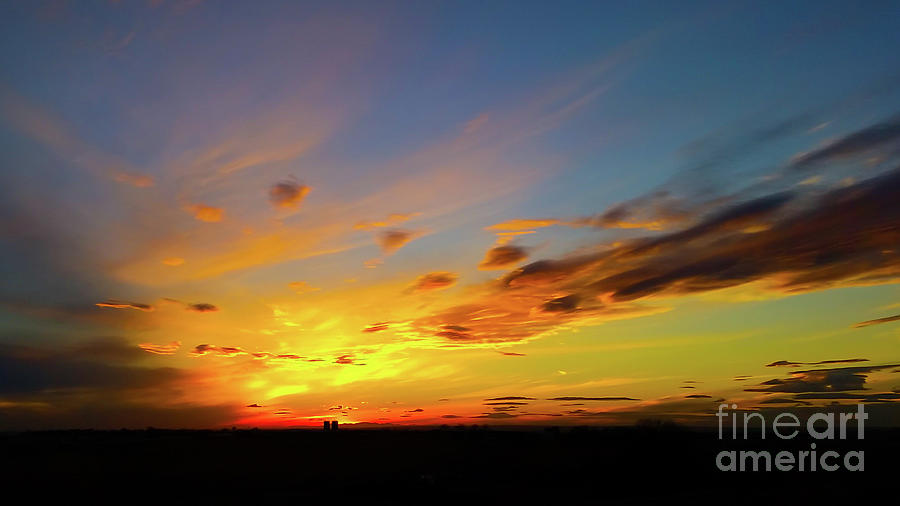 Sunset in the Midwest Photograph by Grant Bolei - Fine Art America