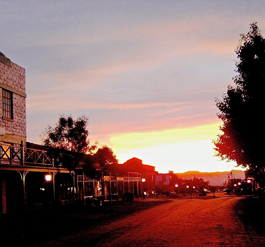 Sunset In The Old West Photograph by KD Granger - Pixels