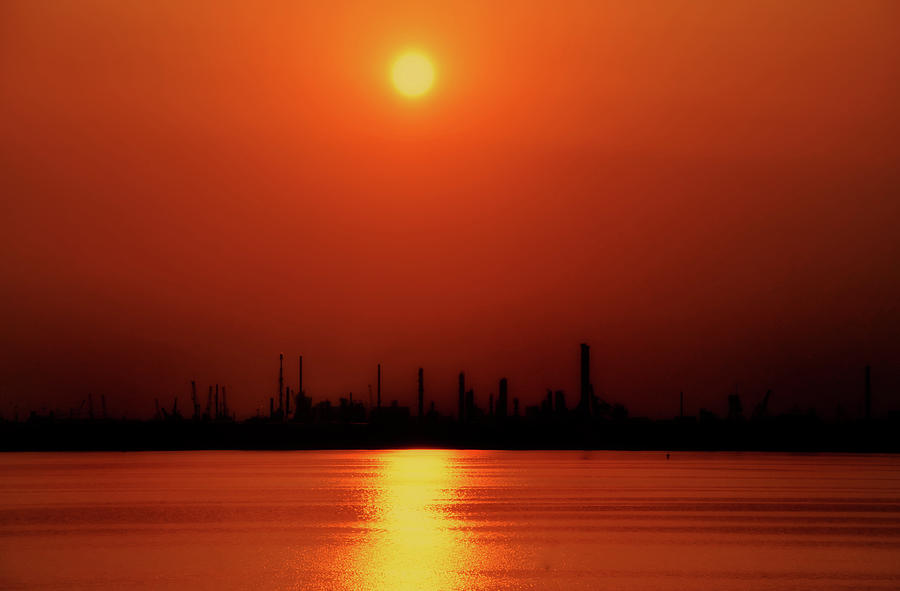 Sunset in Venice Photograph by Venura Herath