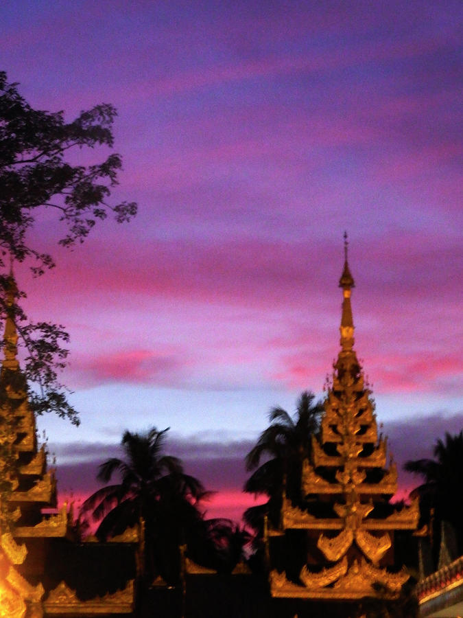 Sunset in Yangon Photograph by Kurt Van Wagner
