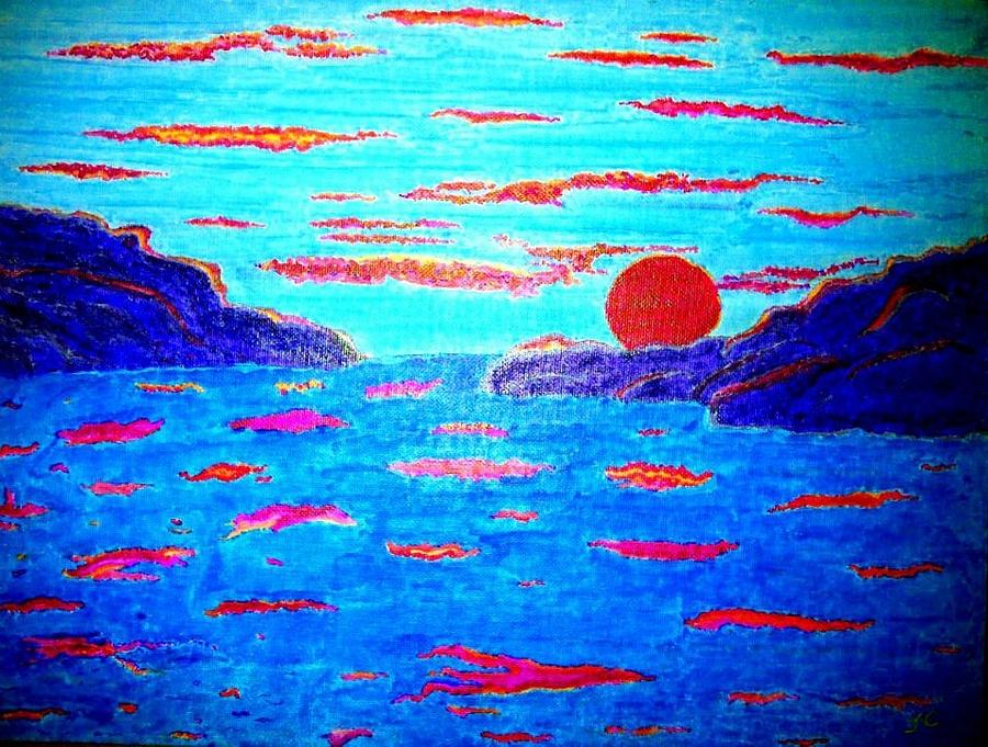 Sunset Painting by John Cunnane - Fine Art America