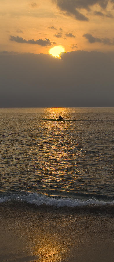 Sunset Kayak Photograph by Cynthia Hedgecock - Fine Art America