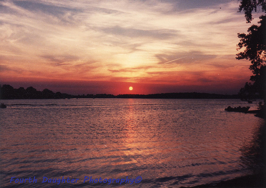 Sunset Lake Waconia Photograph by Diane Shirley