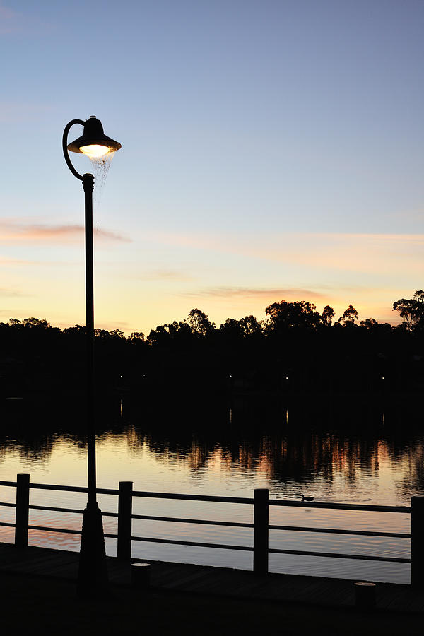 Sunset Lamp Photograph by Rees Pearse