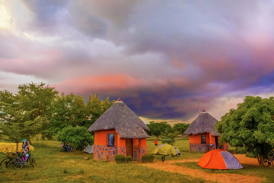 Sunset landscape in Zambia Photograph by Marek Poplawski