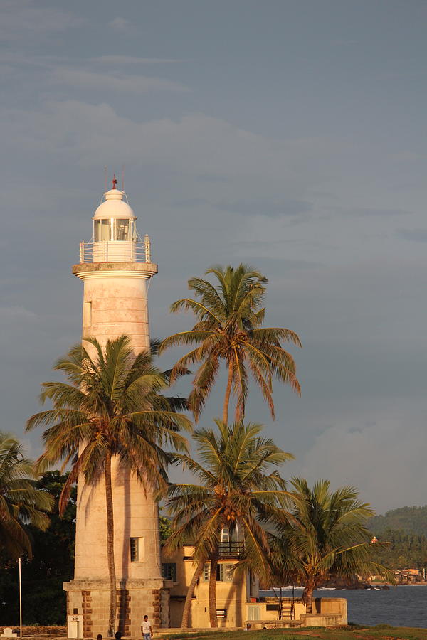 Sunset Light on Fort Galle Lighthouse, Sri Lanka Photograph by Jennifer Mazzucco