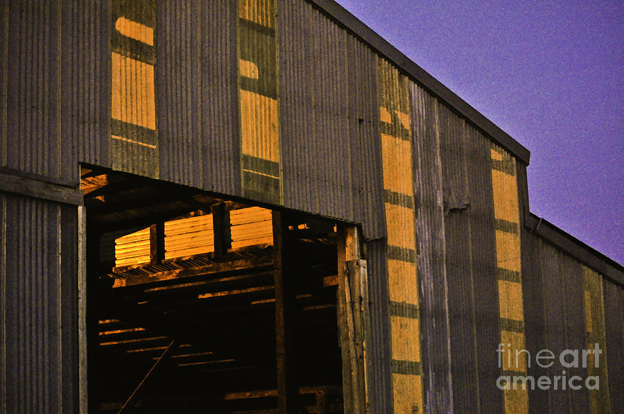 Sunset Lights The Barn Photograph by Clayton Bruster