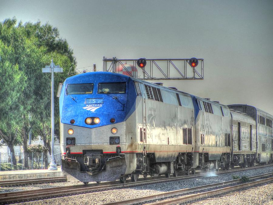 Train Photograph - Sunset Limited by Randy Dyer