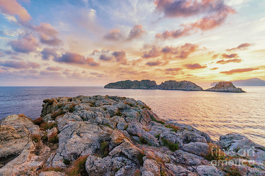Sunset Malgrats Islands Photograph by Hans- Juergen Leschmann