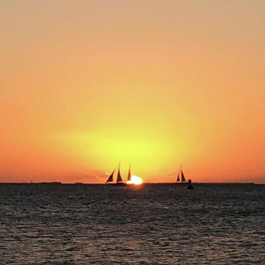 Sunset Photograph - #sunset #mallorysquare #keywest by Patricia And Craig