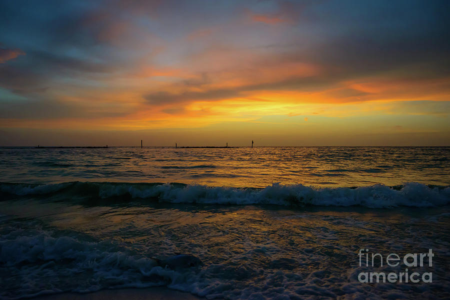 Sunset Marco Island, FL Photograph by Debra Kewley