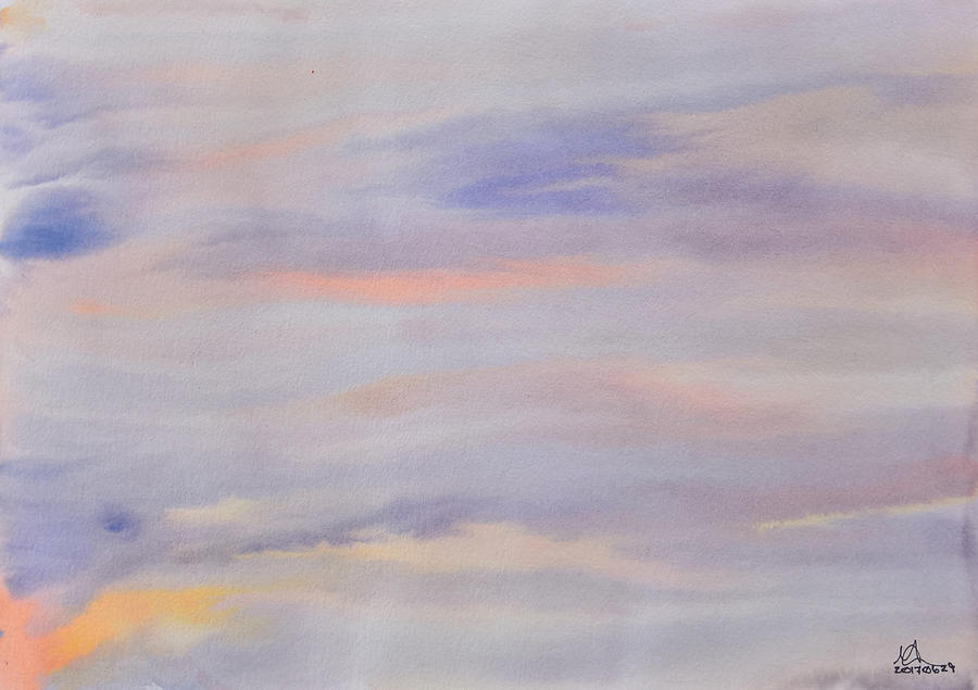 Sunset Painting by Mark C Jackson