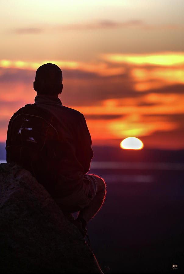 Sunset Meditation Photograph by John Meader