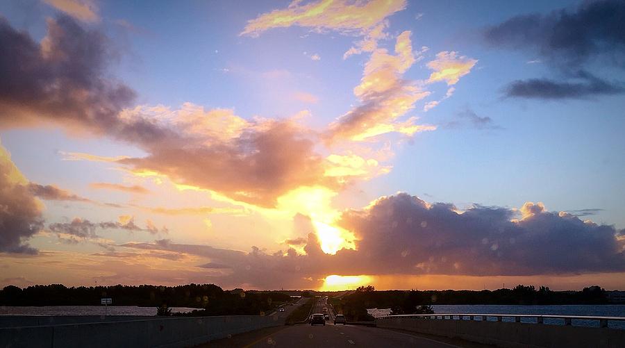 Sunset Merritt Island Florida Photograph by Anne Sands