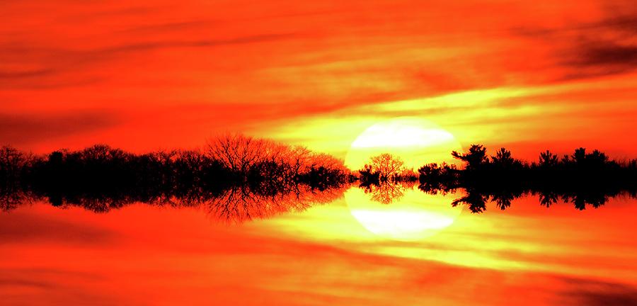 Sunset Moment 4  Digital Art by Lyle Crump