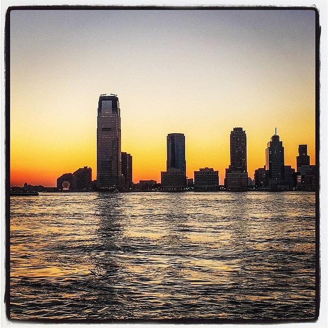 Sunset Photograph - #sunset #newyork_instagram #nyc by Alexis Fleisig