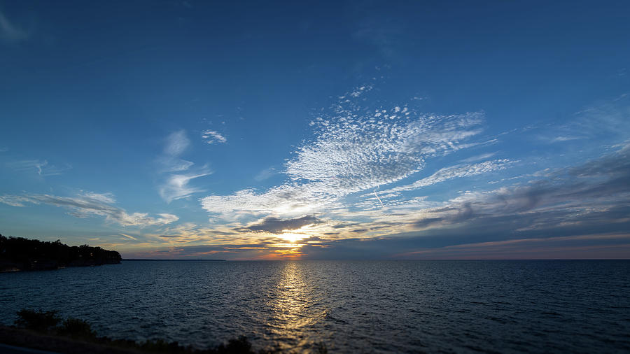 Sunset No1 at Lakewood Park Photograph by Michael Demagall