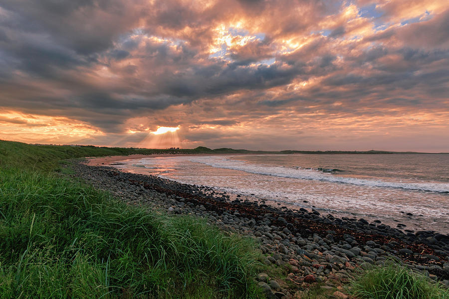 Sunset northumberland, Photograph by Chris Smith