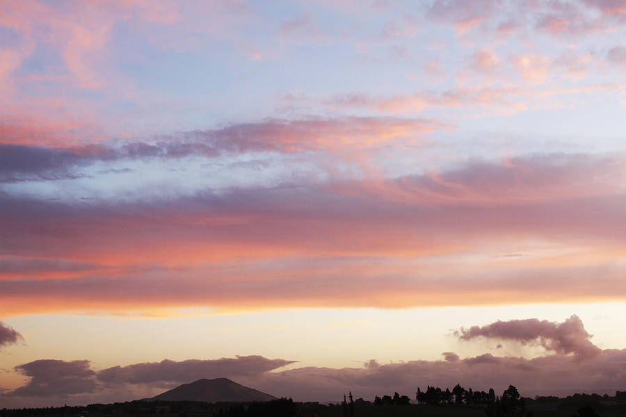 Sunset Photograph - Sunset NZ by Les Cunliffe
