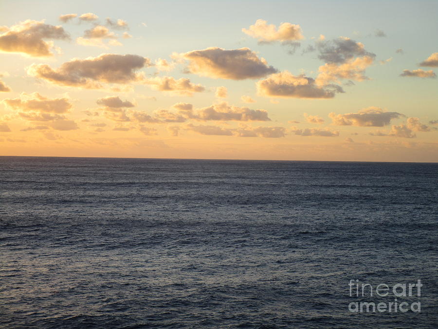 Sunset Ocean 3 Photograph by Randall Weidner