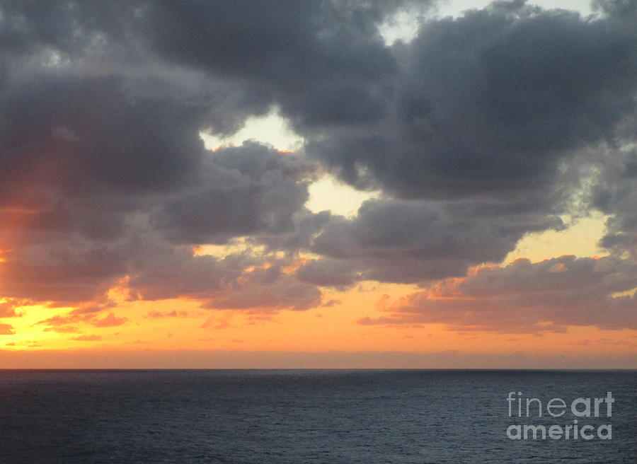 Sunset Ocean 7 Photograph by Randall Weidner
