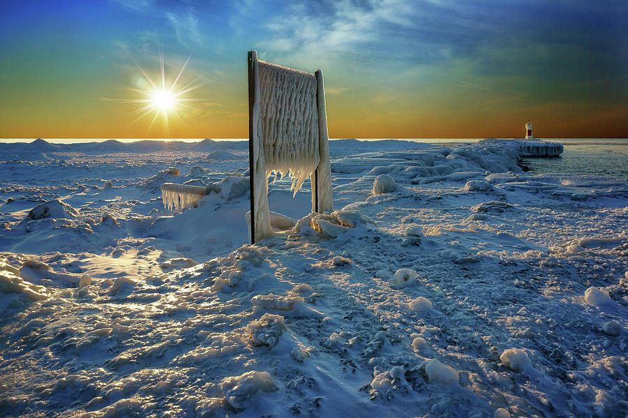 Sunset of Frozen Dreams Photograph by Kathi Mirto Sunset of Frozen Dreams Photograph by Kathi Mirto