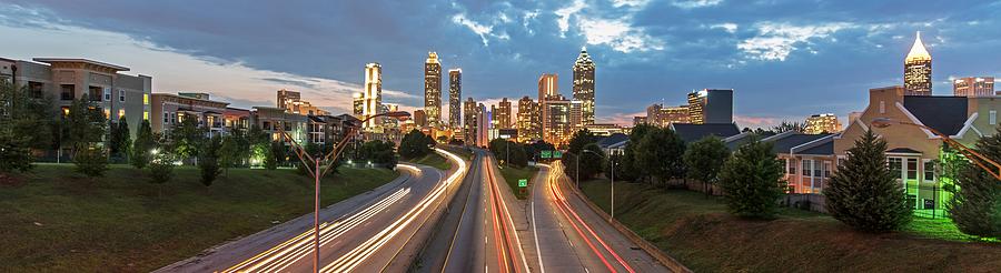 Sunset On Atlanta Photograph by Willie Harper