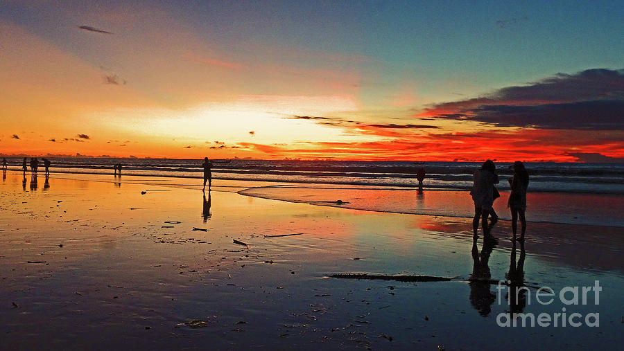Sunset on Bali Beach Photograph by Eunice Warfel
