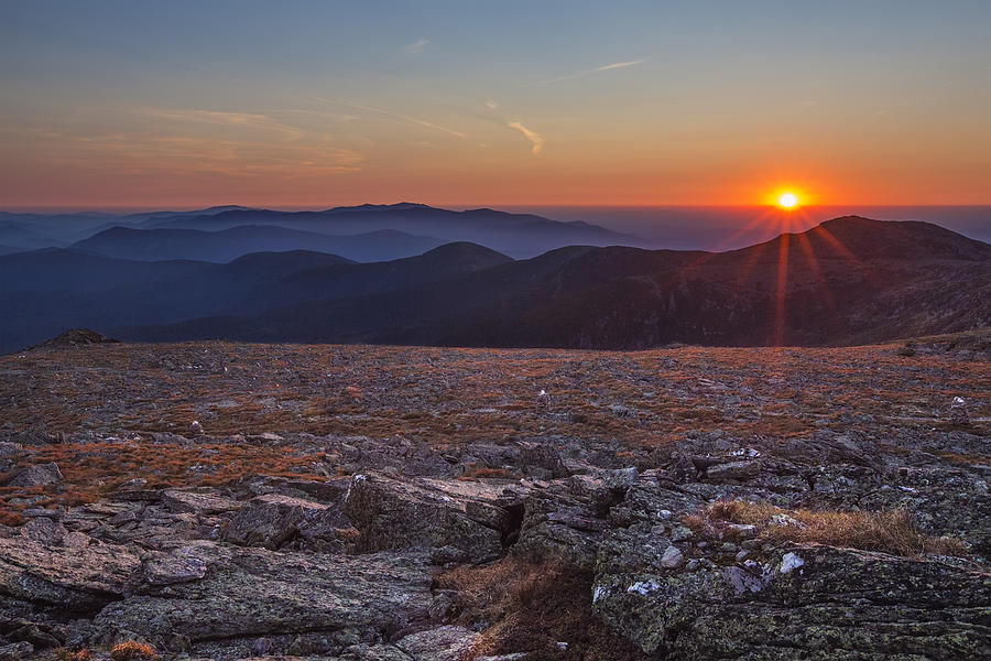 Sunset on Boott Spur Photograph by White Mountain Images