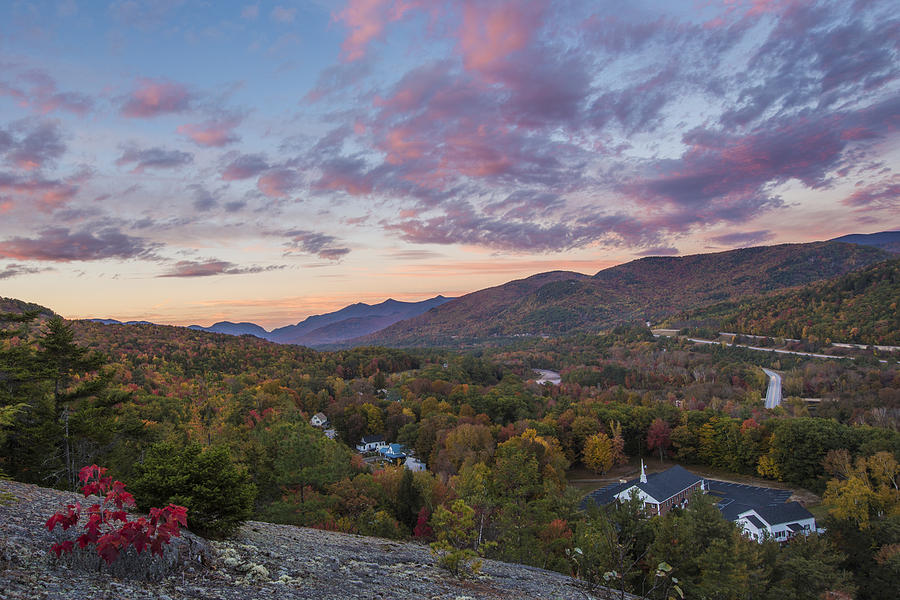Sunset on Bryant Ledge Photograph by White Mountain Images