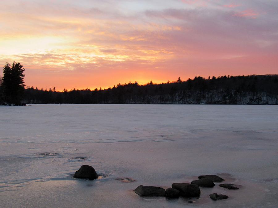 Sunset on Bunganut Lake 5 Photograph by Lynne Miller | Fine Art America