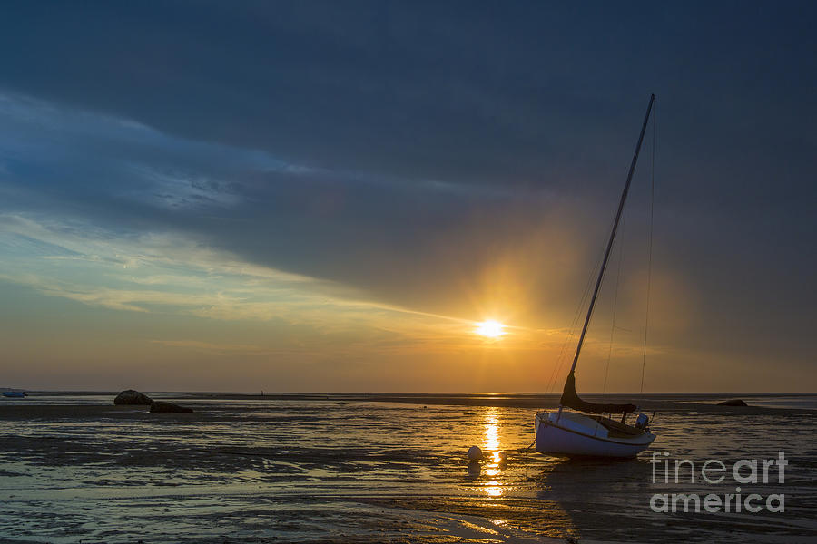 Sunset Photograph - Sunset on Cape Cod by Diane Diederich