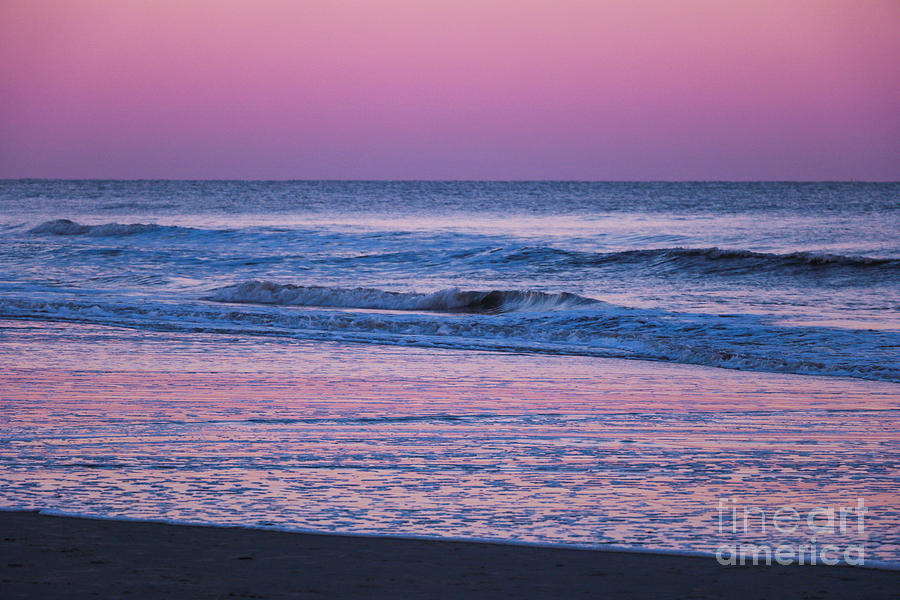 Sunset on Forest Beach Hilton Head Photograph by Thomas Marchessault