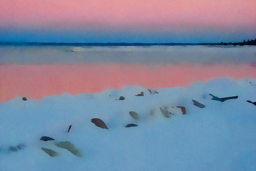 Sunset on Georgian Bay Photograph by Andrea Kollo