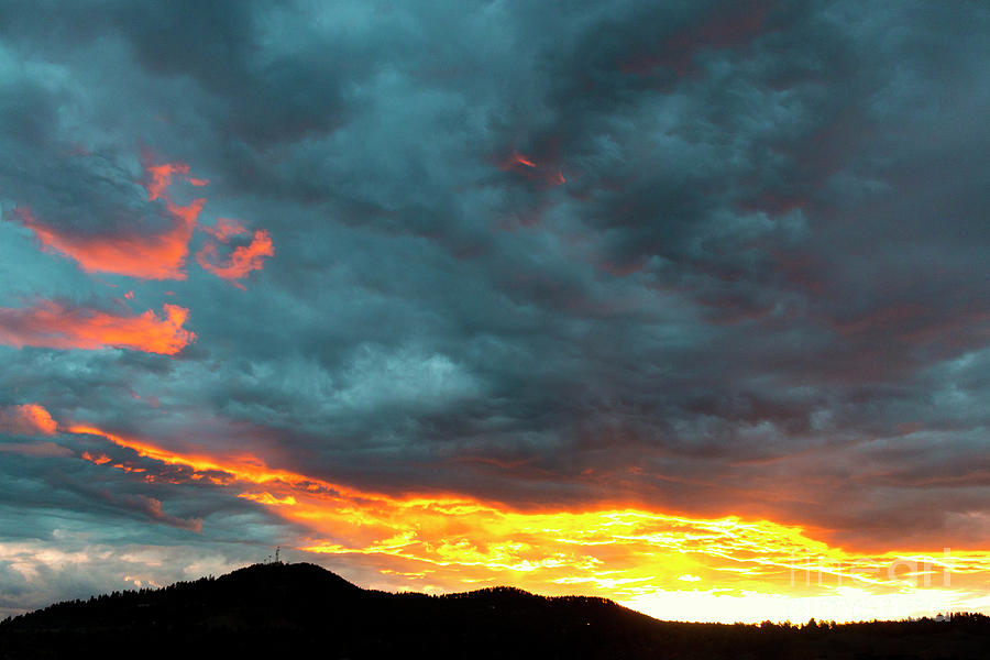 Sunset on Gold Hill Photograph by Steven Krull