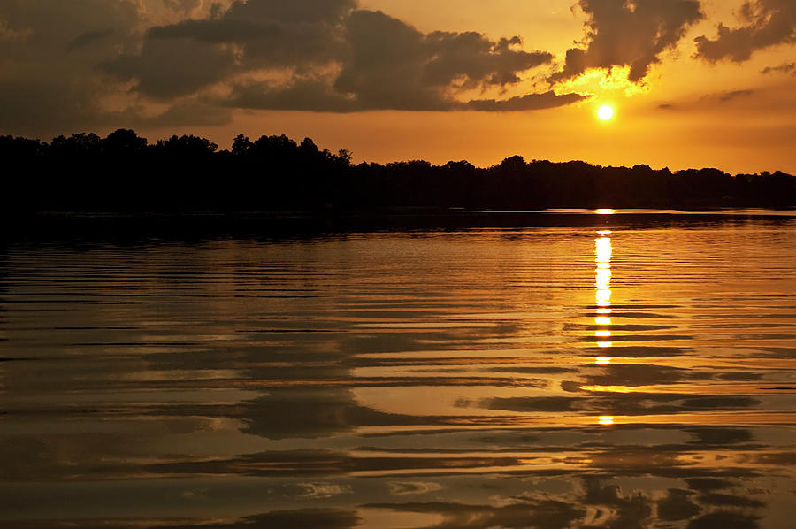 Sunset on Hillsborough River Photograph by Carolyn Marshall