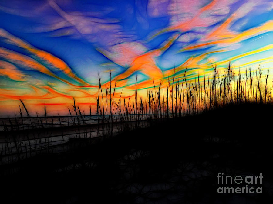 Sunset Photograph - Sunset on Hilton Head Island by Sue Melvin
