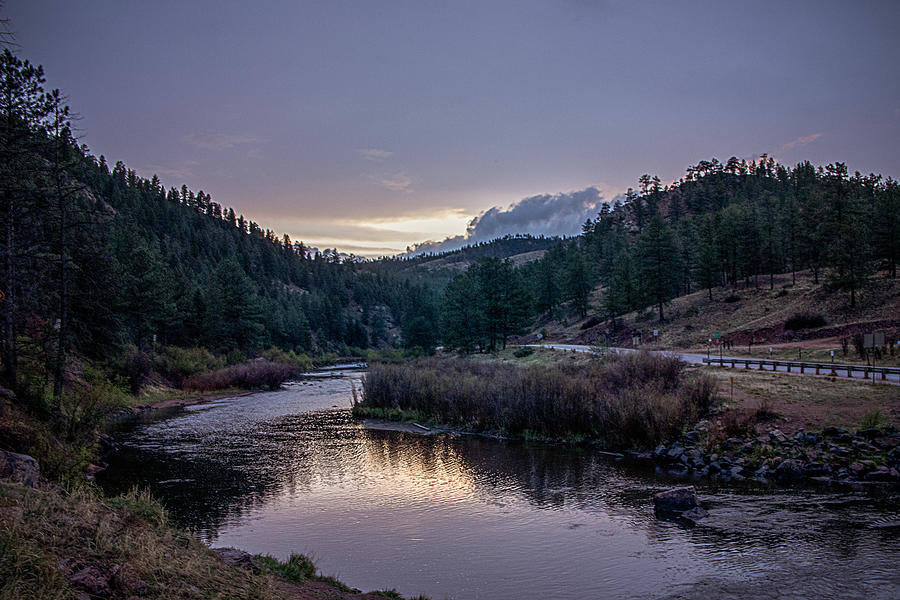Sunset on Horse Creek Photograph by Teresa Wilson