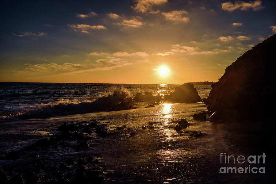 Sunset Photograph - Sunset on Laguna by Christina Winkle