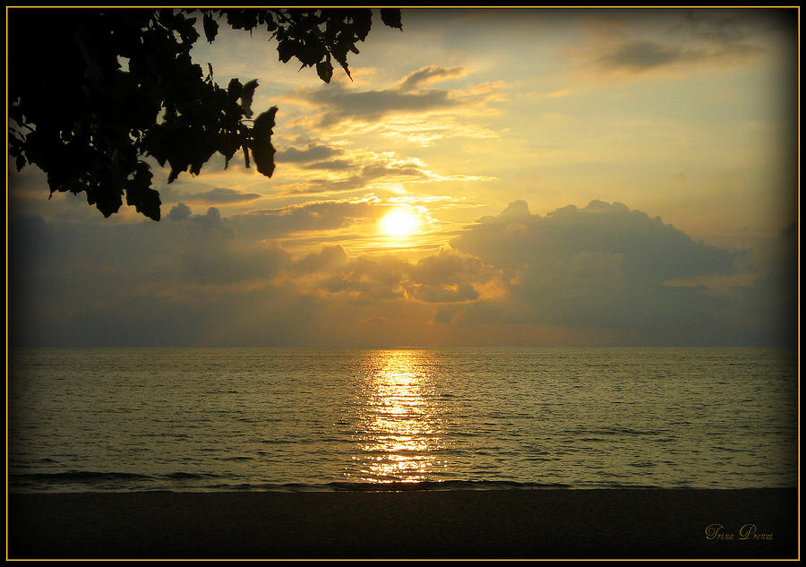 Sunset on Lake Michigan by Trina Prenzi Sunset on Lake Michigan by Trina Prenzi