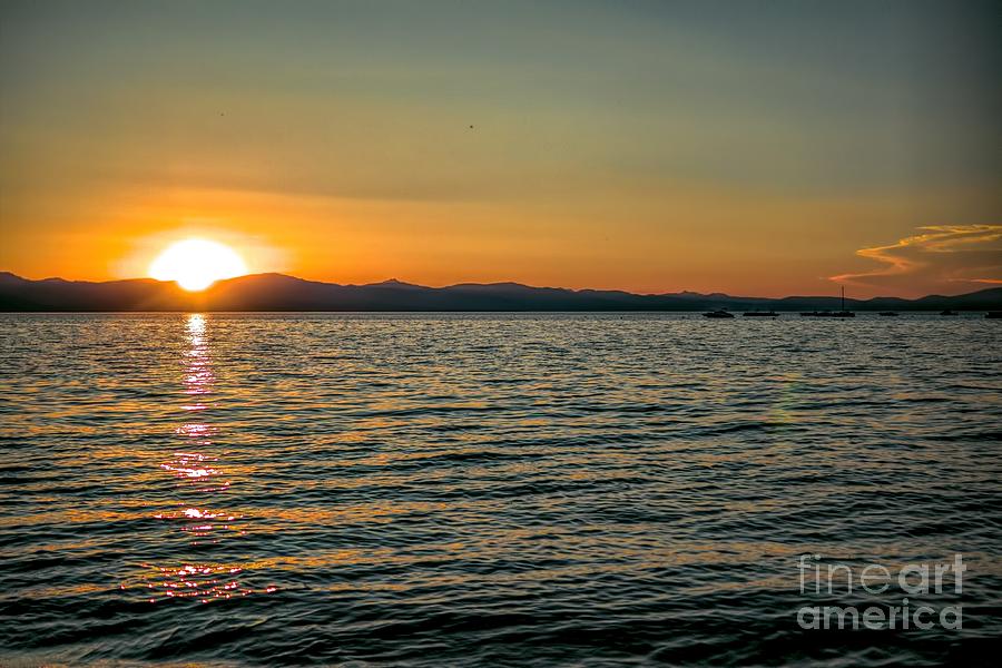 Sunset on Left Photograph by Joe Lach