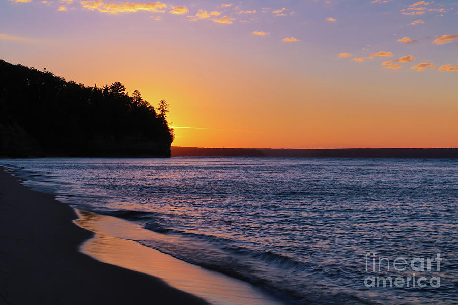 Sunset on Miners Beach Photograph by Rachel Cohen