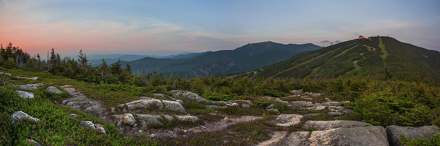Sunset on Mittersill Peak Photograph by White Mountain Images