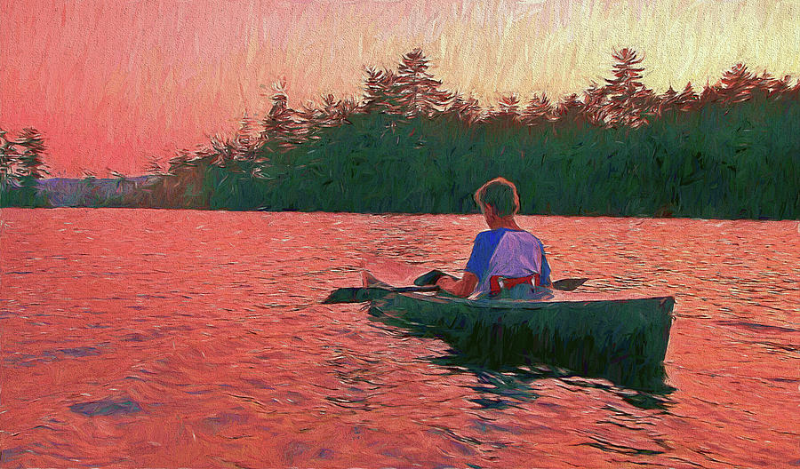 Sunset On Parker Pond Photograph