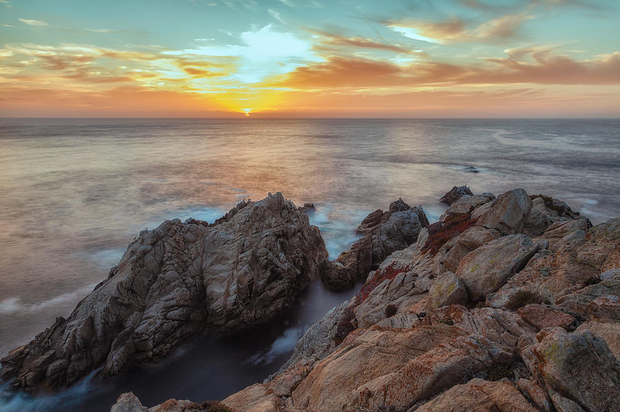 Sunset on Point Lobo Photograph by Jonathan Nguyen