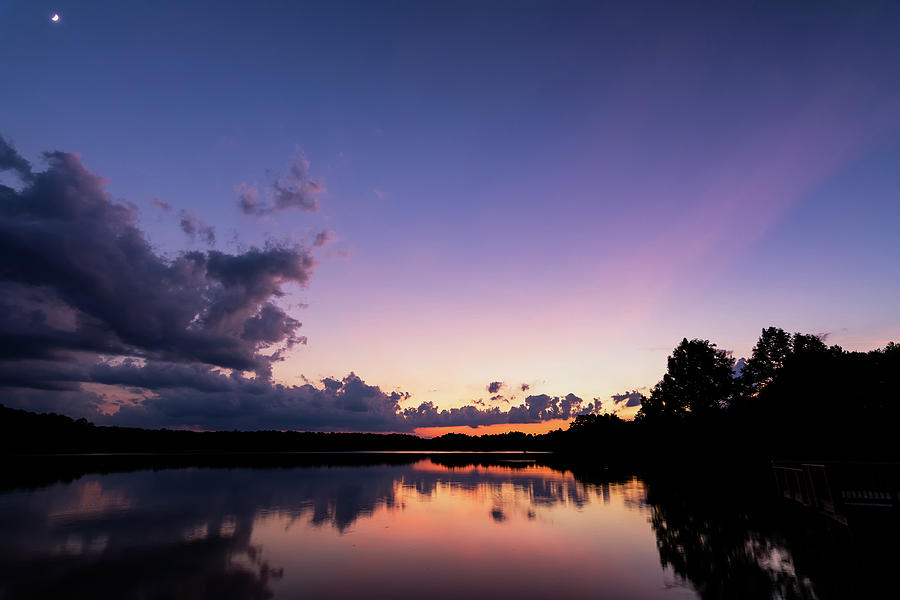 Sunset Photograph - Sunset on Stumpy Lake by Jeremy Clinard
