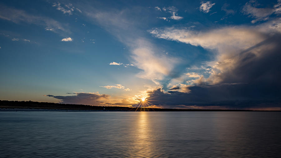Sunset On The Baltic Sea Photograph