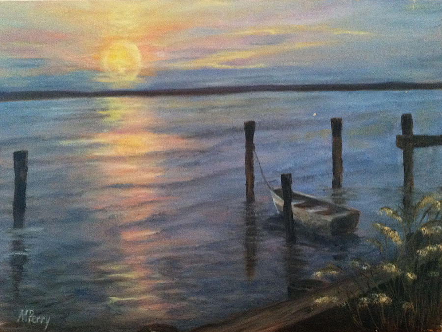 Sunset on the Bay by Margie Perry Sunset on the Bay by Margie Perry